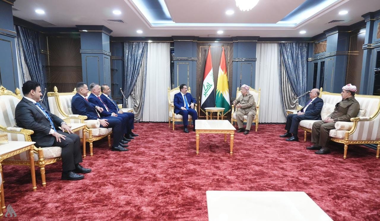 رئيس الوزراء يبحث مع رئيس الحزب الديمقراطي الكردستاني استكمال الاستحقاقات القادمة