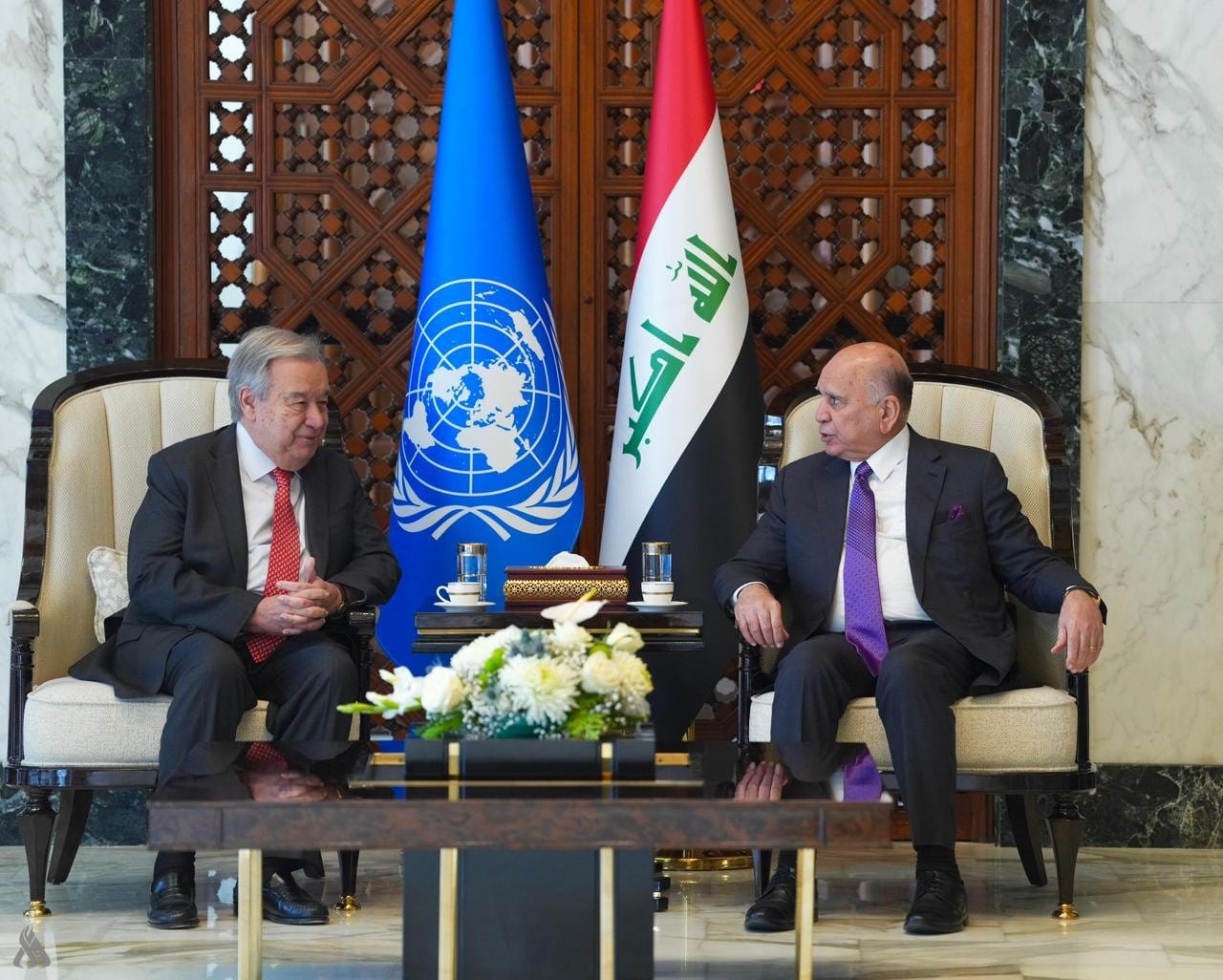 غوتيريش يعرب عن اعتزازه بالتعاون القائم مع العراق