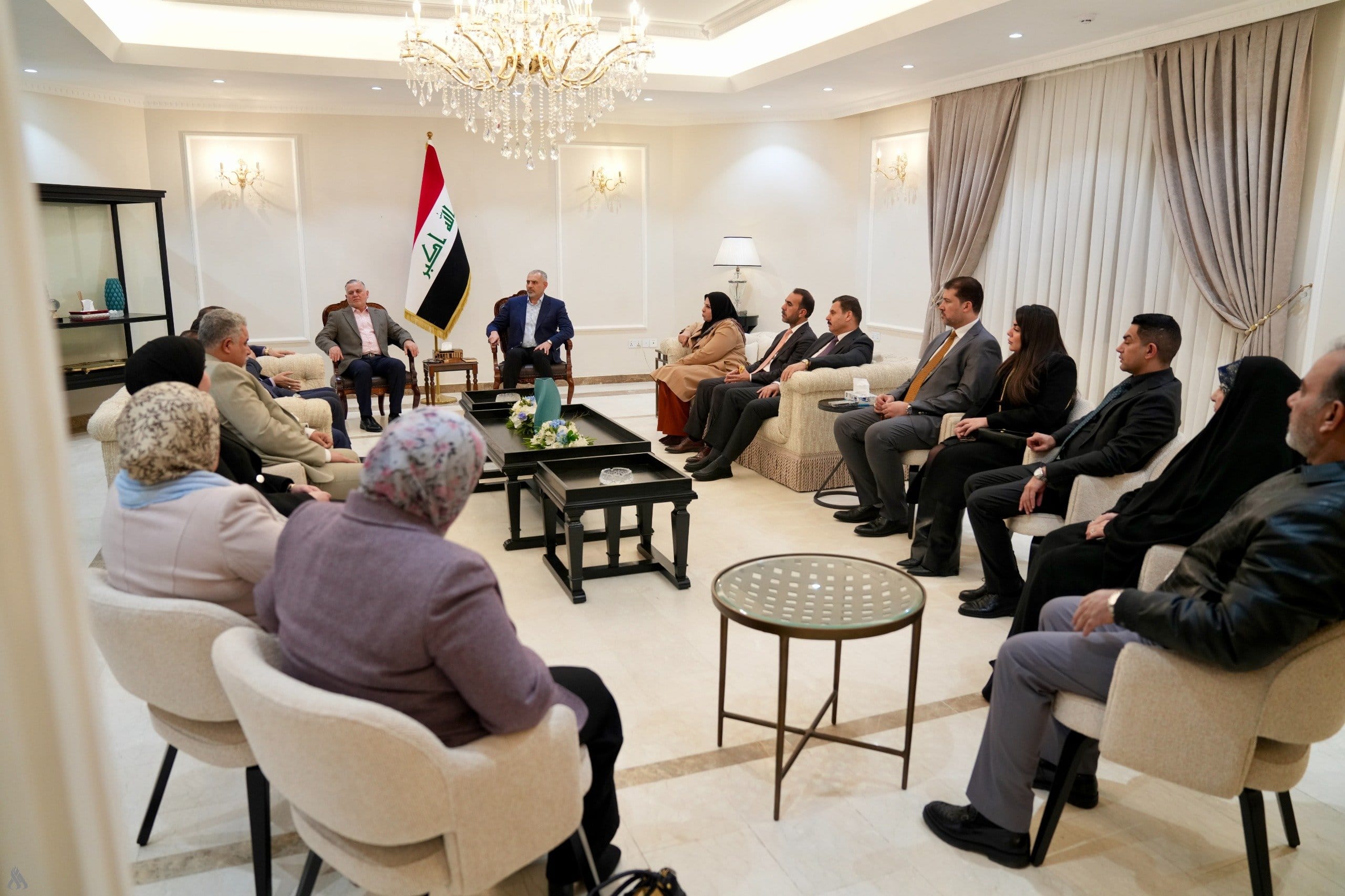 فيحان ووفد كتلة الإعمار والتنمية يؤكدان أهمية المضي بحسم بقية الاستحقاقات الدستورية