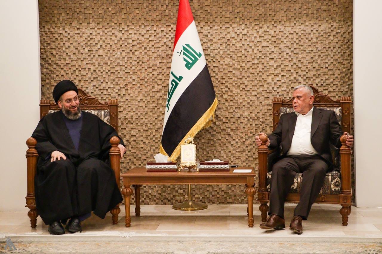 العامري والسيد الحكيم يبحثان المضي في استكمال الاستحقاقات الدستورية
