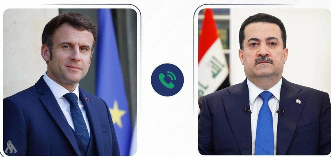 رئيس الوزراء لماكرون: القبض على المتورطين باستهداف عناصر التحالف الدولي في أربيل