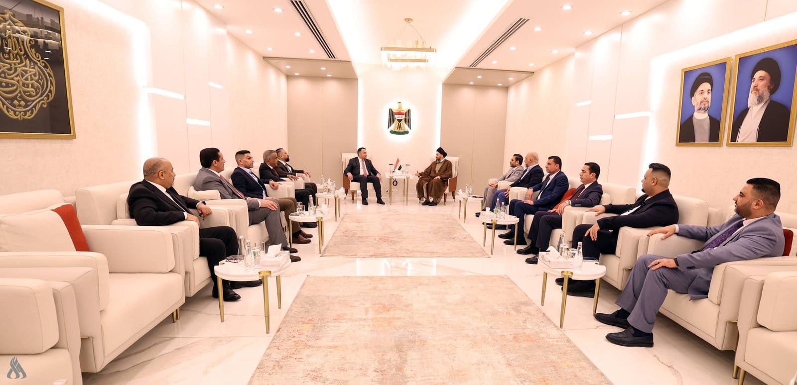السيد الحكيم يؤكد أهمية الإسراع في تشكيل الحكومة ودعم الزيدي في مهمته